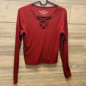 Hollister Red Long Sleeve